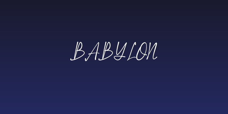 Babylon Social Header