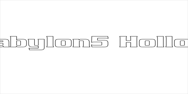 Babylon5 Hollow Logo