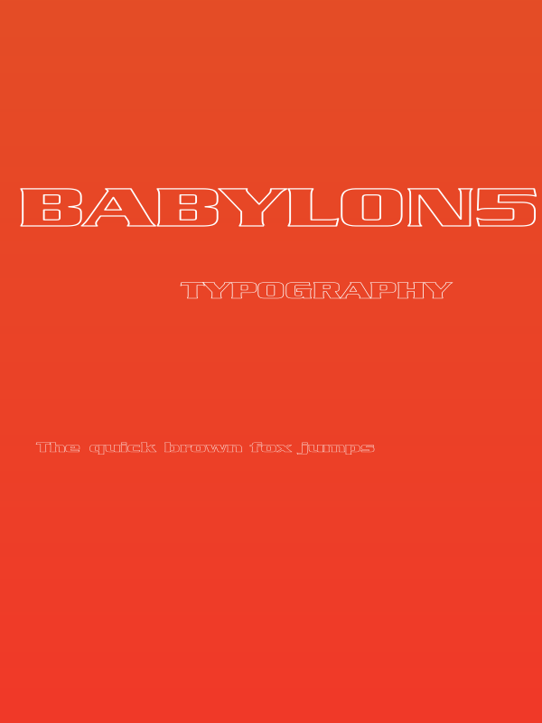 Babylon5 Hollow Poster