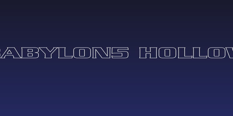 Babylon5 Hollow Social Header