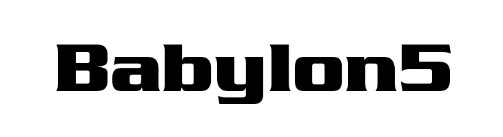 babylon 5 font free download for mac