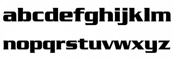 Babylon5 Font LOWERCASE
