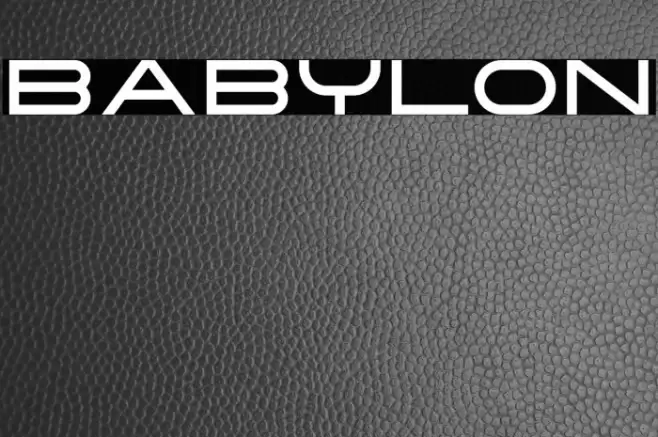 Babylon Font examples