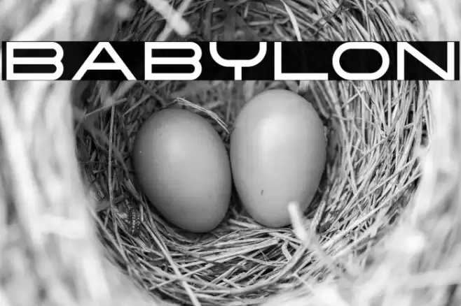 Babylon Font examples