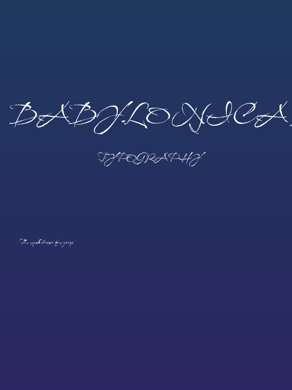 Babylonica Regular Poster