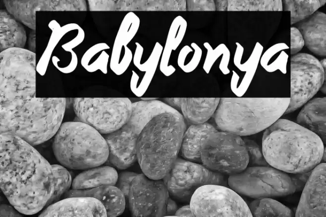 Babylonya Font examples