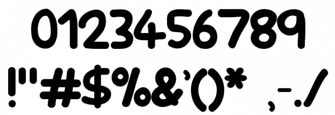 Babylove Font OTHER CHARS