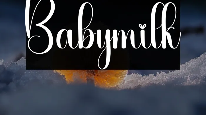 Babymilk Example 2