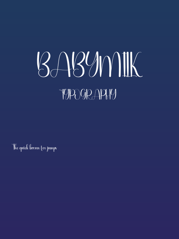 Babymilk Poster