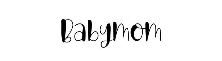 Babymom  font caratteri gratis