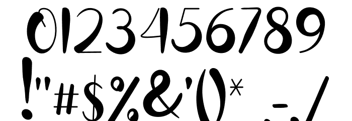 Babymom Font OTHER CHARS