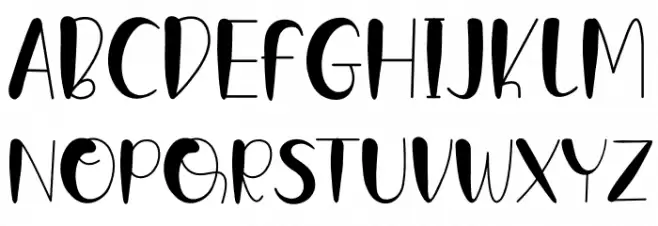 Babymom Font Litere mari