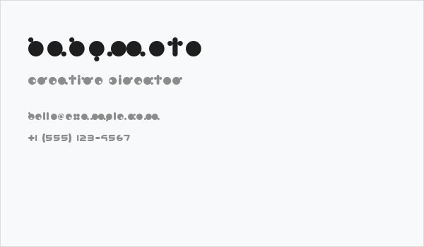 Babymoto Business Card