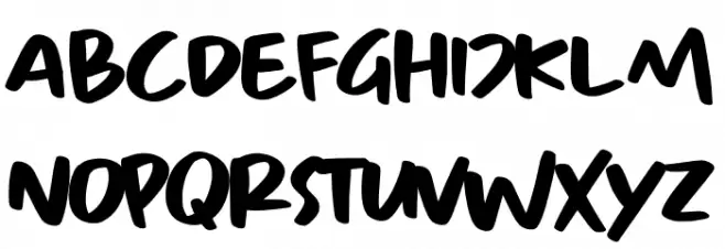 Babynote Caratteri MAIUSCOLE