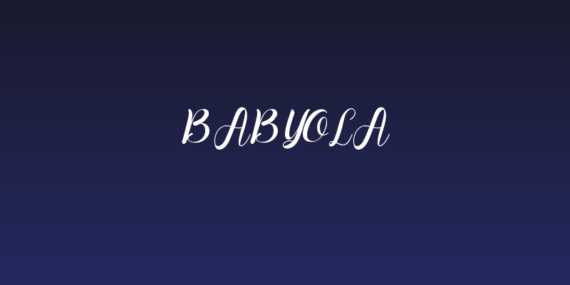 Babyola Social Header