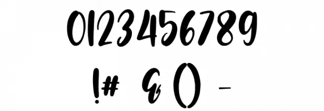 Babyque Regular Font OTHER CHARS