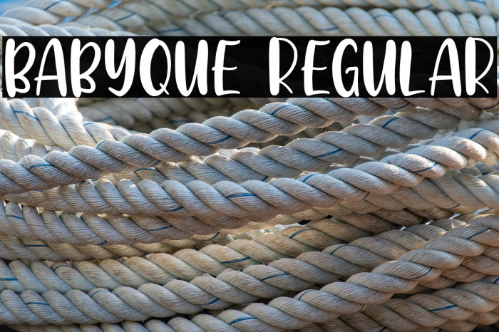 Babyque Regular Example 1