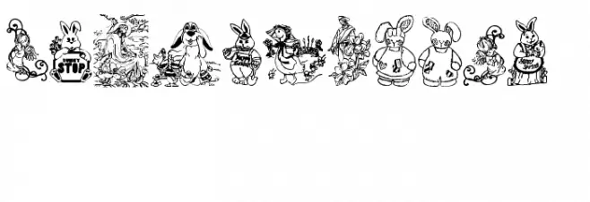 BabysBreathEasterRegular Schriftart Groß