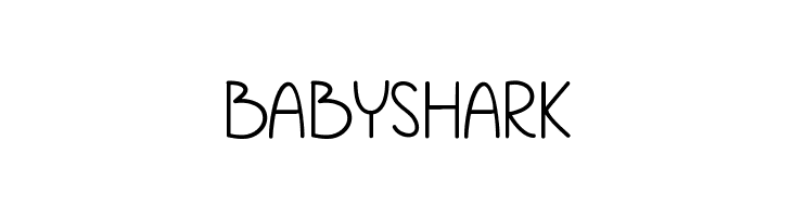 Babyshark  免费字体下载