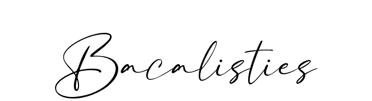 Bacalisties  Frei Schriftart Herunterladen