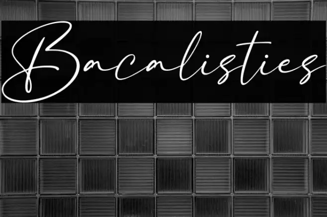 Bacalisties Example 1