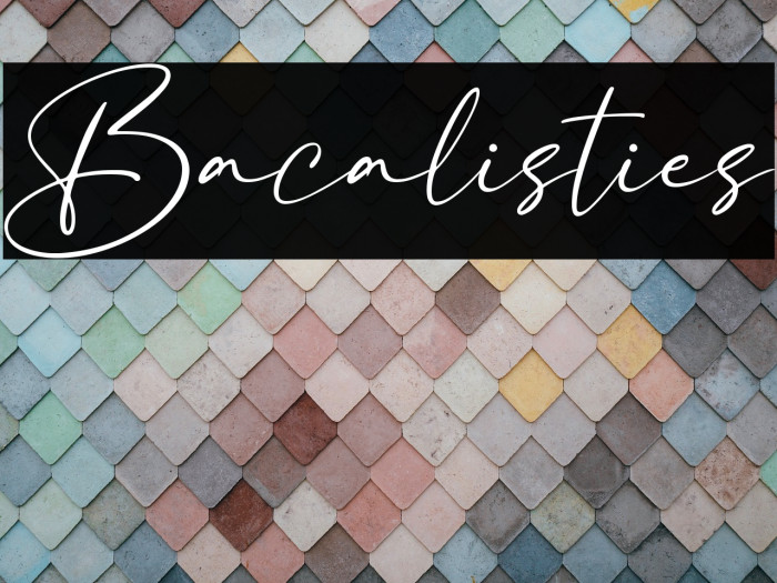 Bacalisties Example 2