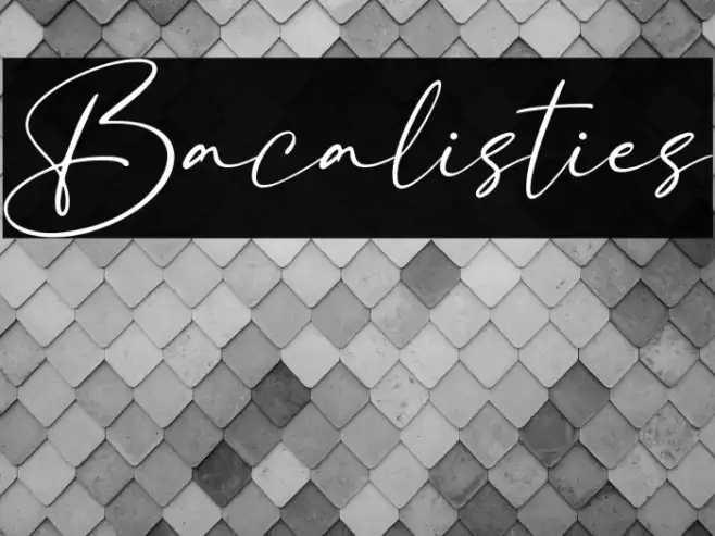 Bacalisties Example 2
