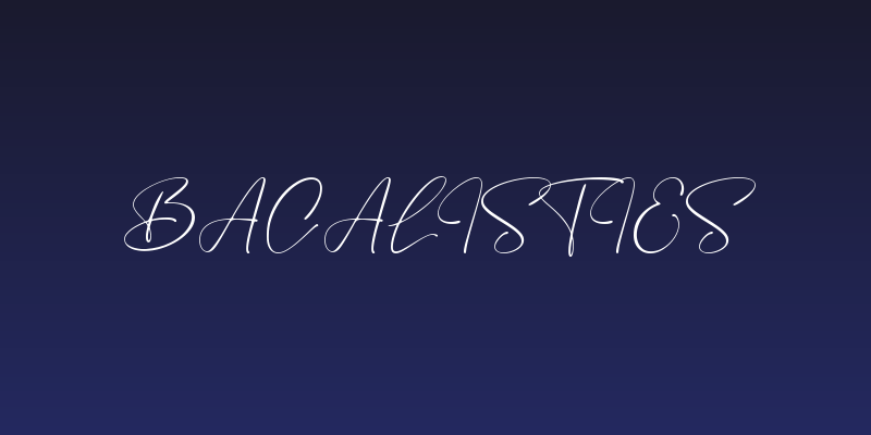 Bacalisties Social Header