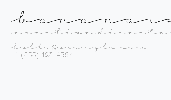 BacanaRegular Business Card