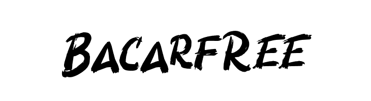 BacarFREE  免费字体下载