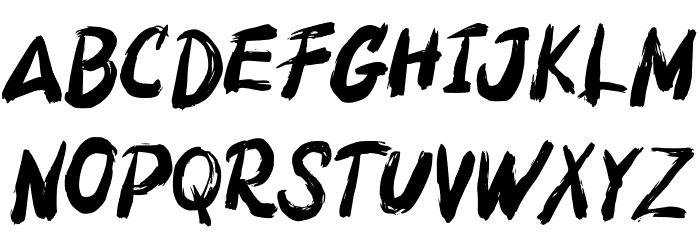 BacarFREE Font LOWERCASE