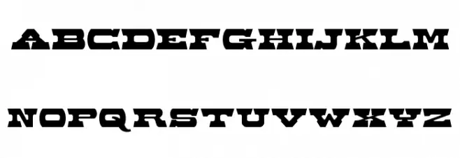 Baccer フォント 大文字