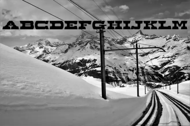 Baccer Font examples