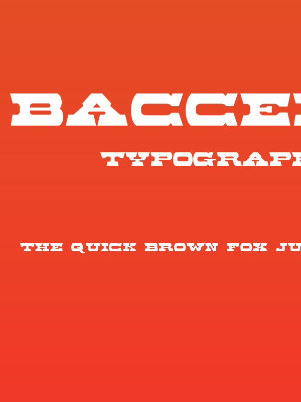 Baccer Poster