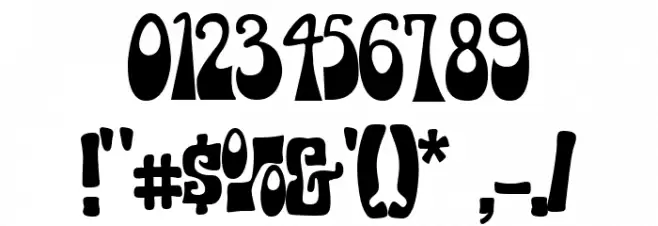 Bacesy Display Font OTHER CHARS