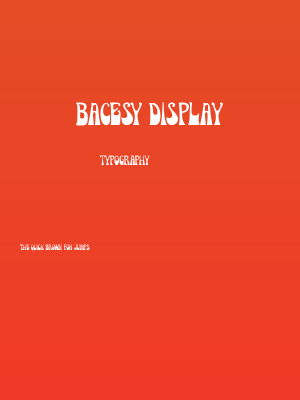 Bacesy Display Poster