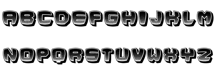 Bach Fat Regular Font LOWERCASE