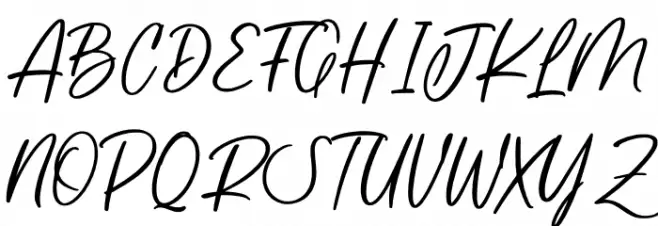 Bachelorette PERSONAL USE ONLY Regular 字体 大写