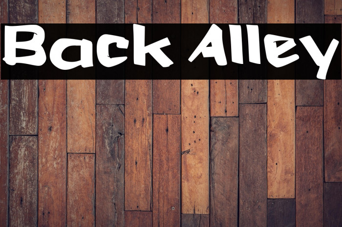 Back Alley Example 1