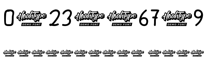 Back Green Demo Font OTHER CHARS