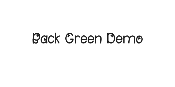 Back Green Demo Logo