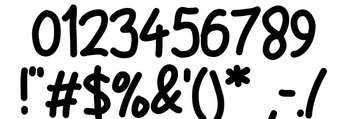 Back Home Regular Font OTHER CHARS
