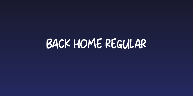 Back Home Regular Social Header