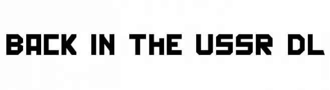 Back In The USSR DL  Descarca Fonturi Gratis