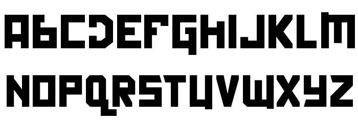 Back In The USSR DL Font LOWERCASE
