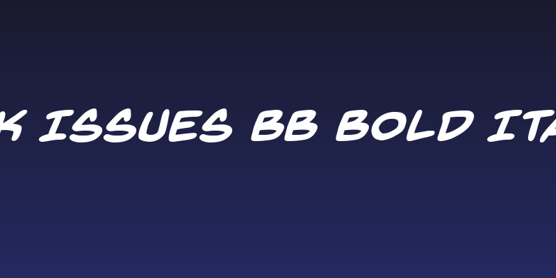 Back Issues BB Bold Italic Social Header