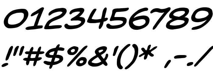 Back Issues BB Italic Font OTHER CHARS