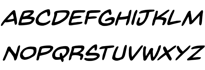 Back Issues BB Italic Font LOWERCASE