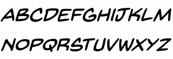 Back Issues BB Italic Caratteri MINUSCOLO