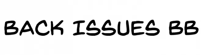 Back Issues BB  Скачать бесплатные шрифты